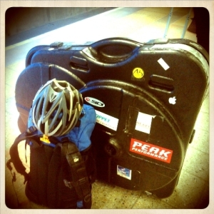 Trying to travel light. Not necessarily succeeding. 